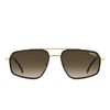 Carrera Men's 338/S Sunglasses, Matte Black, 58/18/145