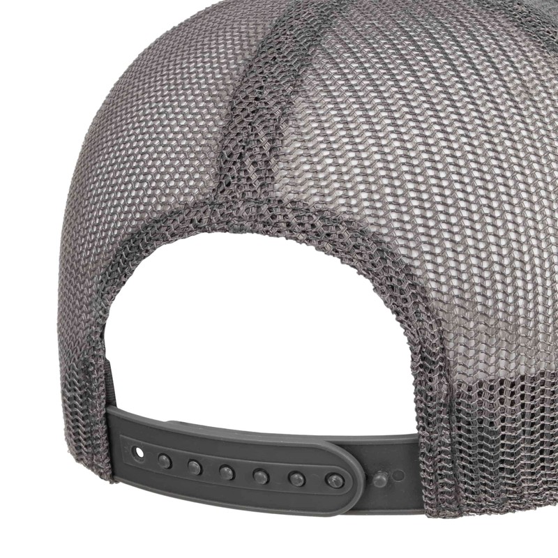 Atlantis Rapper Jersey Mid Visor Trucker Cap - Dark Grey