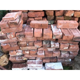 Antique 130 Year Old Historic Clay Bricks Salvage For Restoration Projects