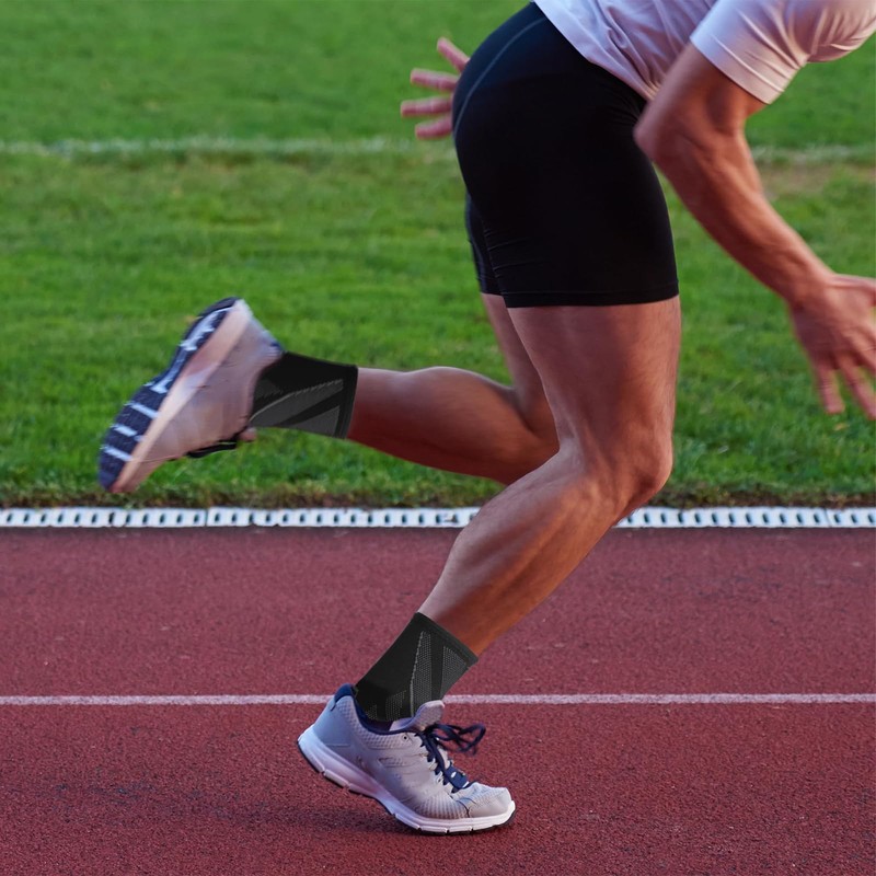 Nayyana 1 Paar Knöchelbandage für Damen und Herren, Knöchelkompressionsmanschette, Knöchelstützbandage,