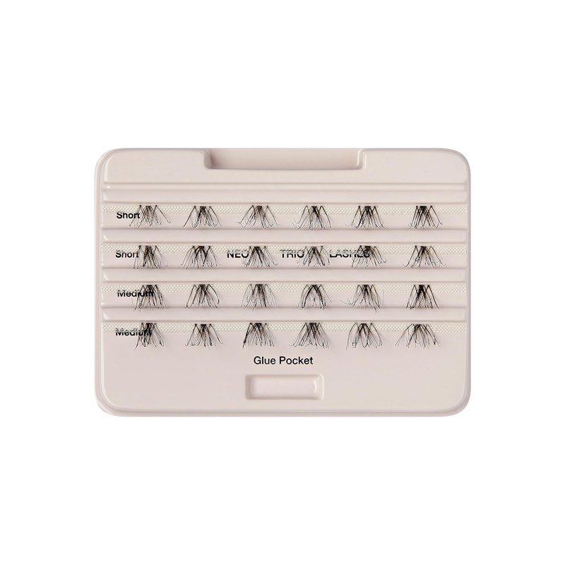 KISS The New Natural Trio Lashes False Eyelashes Clusters 01,