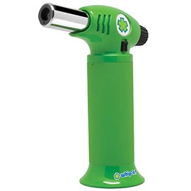Whip-It! Ion Torch - All Green. Butane Torch Lighter, Refillable Cooking Torch with Adjustable Flame, Safety Lock for Soldering, Kitchen, Welding
