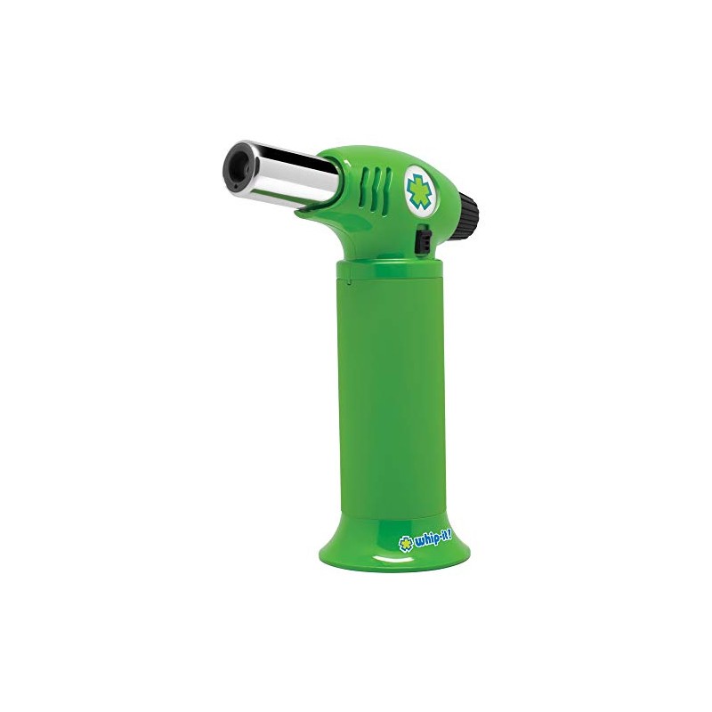 Whip-It! Ion Torch - All Green. Butane Torch Lighter, Refillable