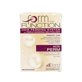 form AND FUNCTION Hair Perming System with Triple Bonding Neutralizer | Acid Perm | Fragile, Delicate, High Lift Tinted, Highlighted (Over 50%) Hair Types | pH 6.5 - 7.0