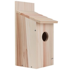 Bird Houses for Outside Clearance, Cedar Finch Bluebird Box House for Outside Clearance Wood Bluebird Box House Cedar Wren Hummingbird Birdhouse,Assembled,Natural, 1Pack