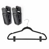 OFKPO 40 Pack Plastic Hanger Clips Clothes Pins Non-Slip Pants