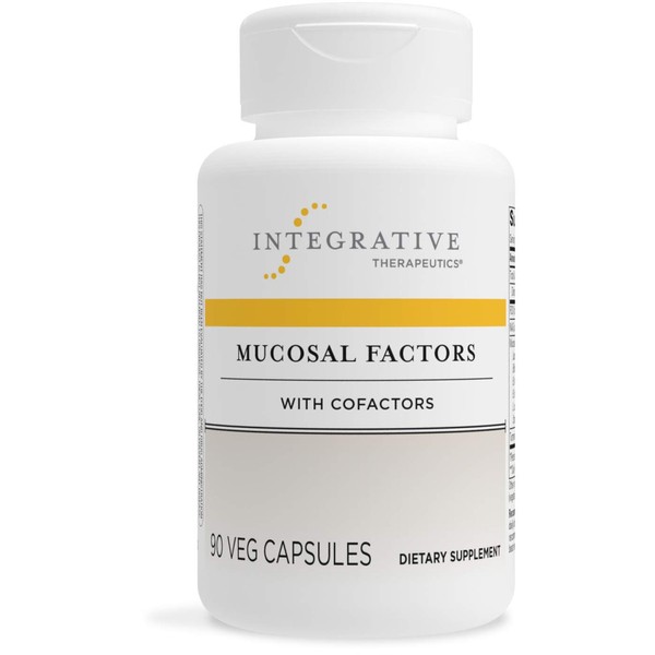 ZIOTHUM Integrative Therapeutics Mucosal Factors with Cofactors - with D-glucosamine, Lactobacillus and Turmeric - for Women and Men - Gluten Free - Dairy Free - Vegan - 90 Capsules
