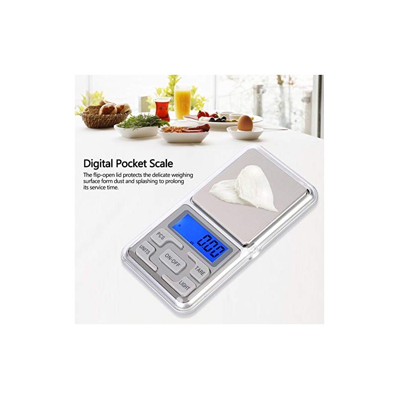 500 g 0.1 g Pocket Scale, Mini Electronic Digital Pocket