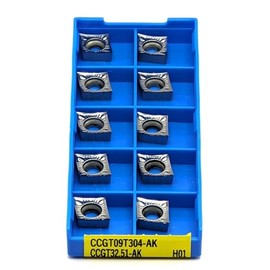 10pcs CCGT09t304 AK H01 CCGT32.51 Aluminium Cutting Carbide Lathe Inserts