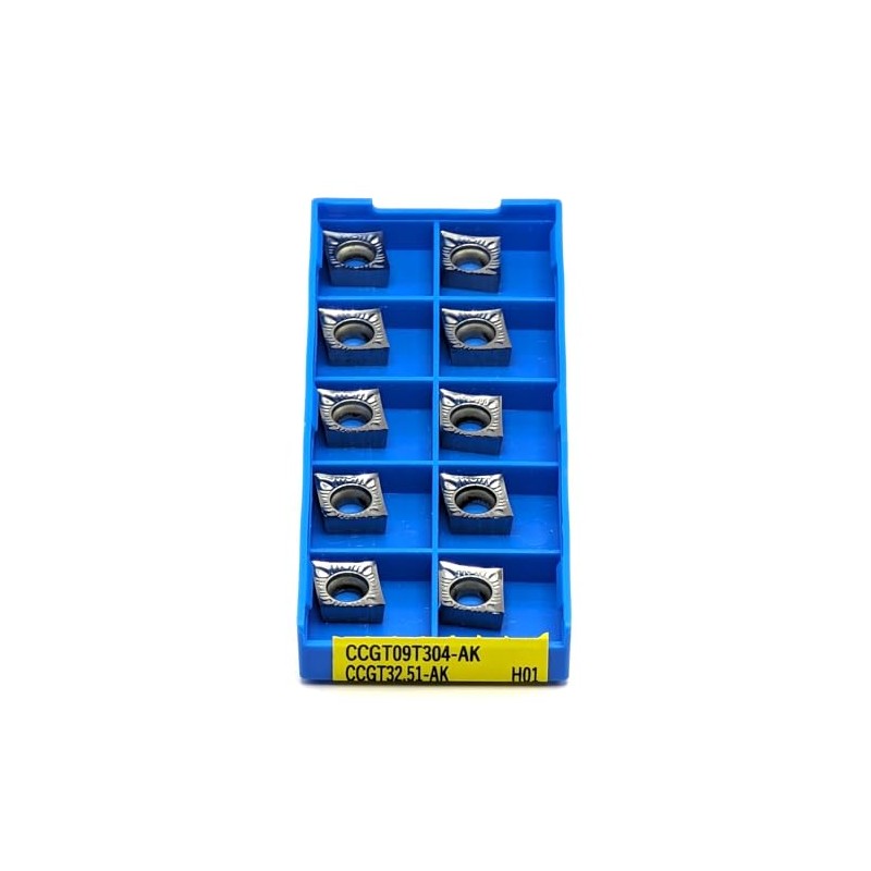 10pcs CCGT09t304 AK H01 CCGT32.51 Aluminium Cutting Carbide Lathe Inserts