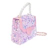 Girabrilla Fashion Bauletto, Borsetta Pochette con Maniglia di Perle e