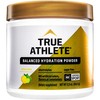 True Athlete Balanced Hydration Powder, Lemon Lime Flavor, Promotes Hydration