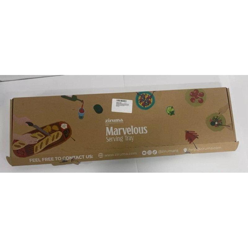Ziruma Marvelous Bread Cutting Board and Serving Tray