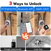 Dhiedas Fingerprint Padlock - Gym Locker with Bluetooth APP for