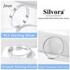 Couples Ring High Polishing Glossy Band 3mm Stackable Thin Rings