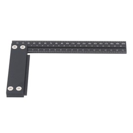 Right Angle Positioning Clamp Square Aluminum Alloy 90 Degree L Shape Ruler Woodworking Tool