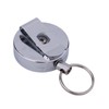 Retractable Key Ring Belt Chain, 60cm 23.6in Pull Key Ring