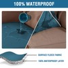 H.VERSAILTEX Sofa Slipcovers for 3 Seat Cushion Couch 100% Waterproof