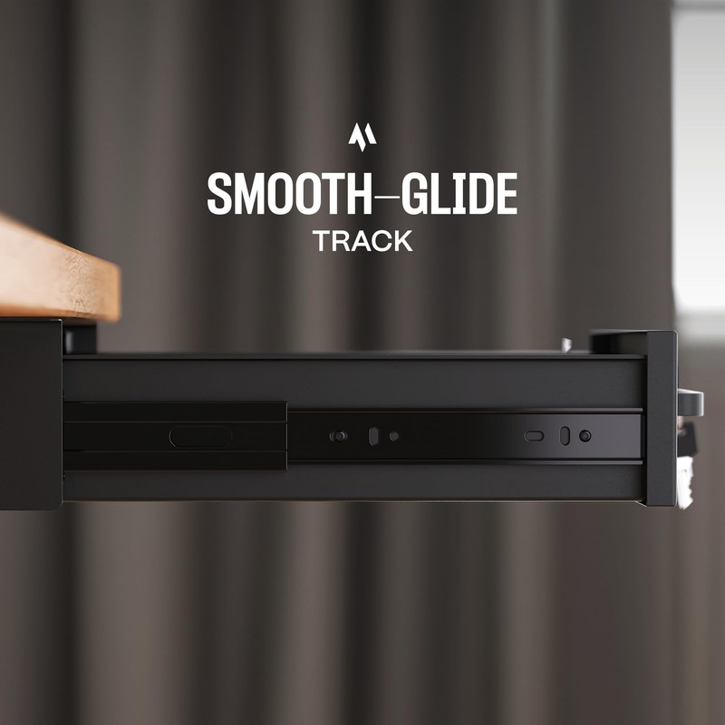 Under Desk Drawer Slide-Out – Lockable Metal Storage Drawer with