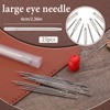 33pcs Hand-Working Sewing Thimble Set, 23 PCS Large Eye Sewing
