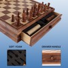 GSE Games & Sports Expert 15" Large Wooden 2-in-1 Chess