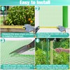 Plastic Mesh Fence Sheet 15.7IN x 10FT - 0.3IN Opening