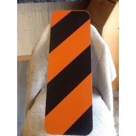 ALIGNMENT WARNING SIGN ORANGE & BLACK 8"x24" Pre-Drilled Reflective NEW