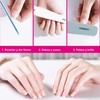 Limas de Bloque de Uñas Lavables, 6 Piezas Doble Cara