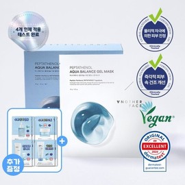 Another Face Peptatenol Moisture Balance Gel Mask 1 box (4 sheets) / 어나더페이스 펩타테놀 수분 밸런스 겔 마스크 1box (4매입)