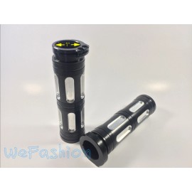 HD aftermark BLK Edge Cut Hand Grips Fit For Harley Touring Sportster Dyna Softail Road king