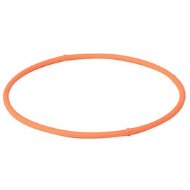 Phiten Rakuwa Magnetic Titanium Necklace S Made in JAPAN [Japan Import] (21.7" (55cm), Orange)