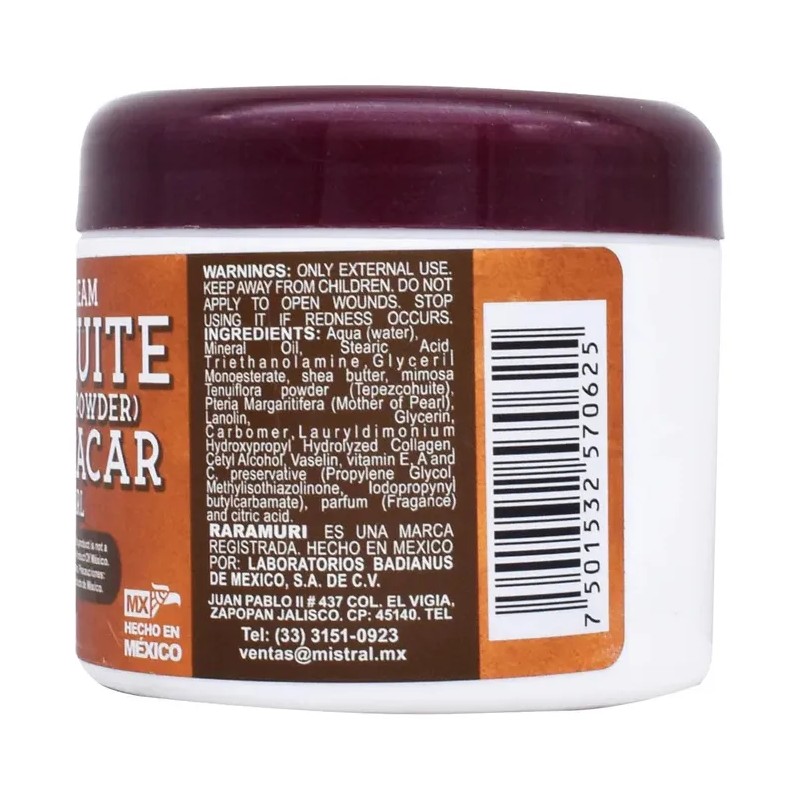 Crema De Tepezcohuite Y Concha Nacar 120 G Mixta Noche