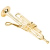Miniature Trumpet Model High Simulation Mini Musical Instrument for Home