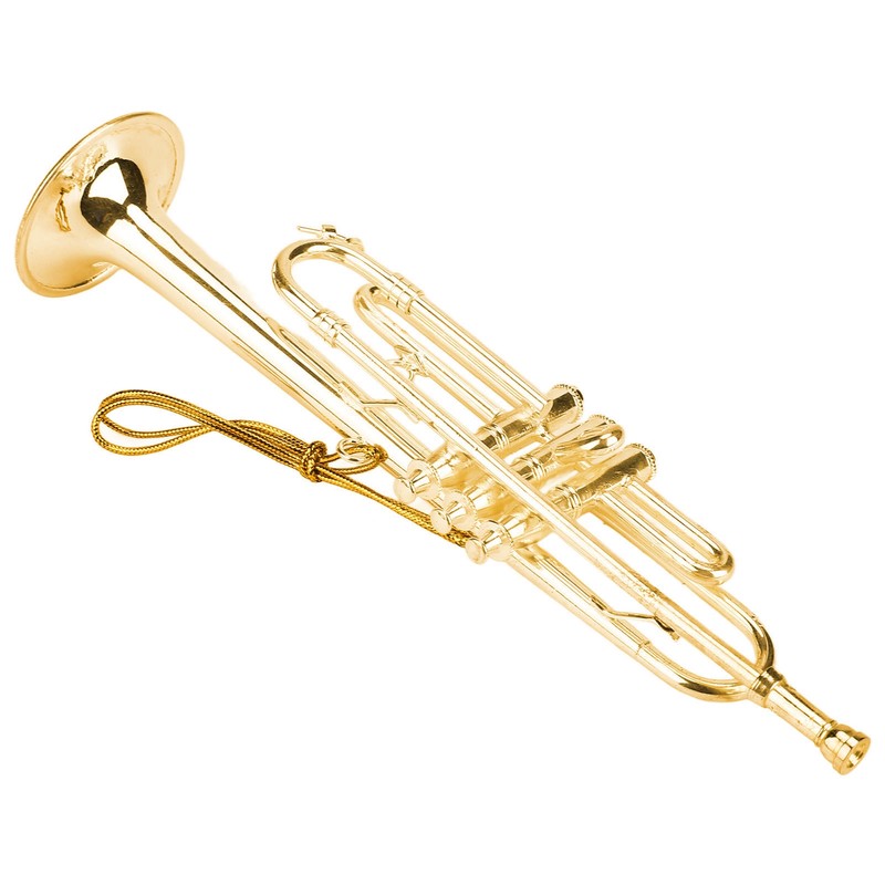Miniature Trumpet Model High Simulation Mini Musical Instrument for Home