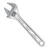 Proferred T05053 Standard Adjustable Wrench, Chrome Finish, 8"