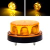 NWpangu 24V LED Strobe Beacon Light, Amber Emergency Lamp, Rotating