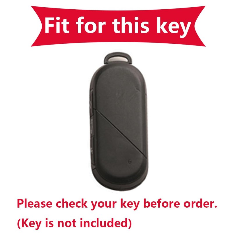 KUNIO Car Key Case Fits Mini Leather, blue