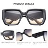OKH Oversized Sunglasses for Women, Trendy Square Sun Glasses Women