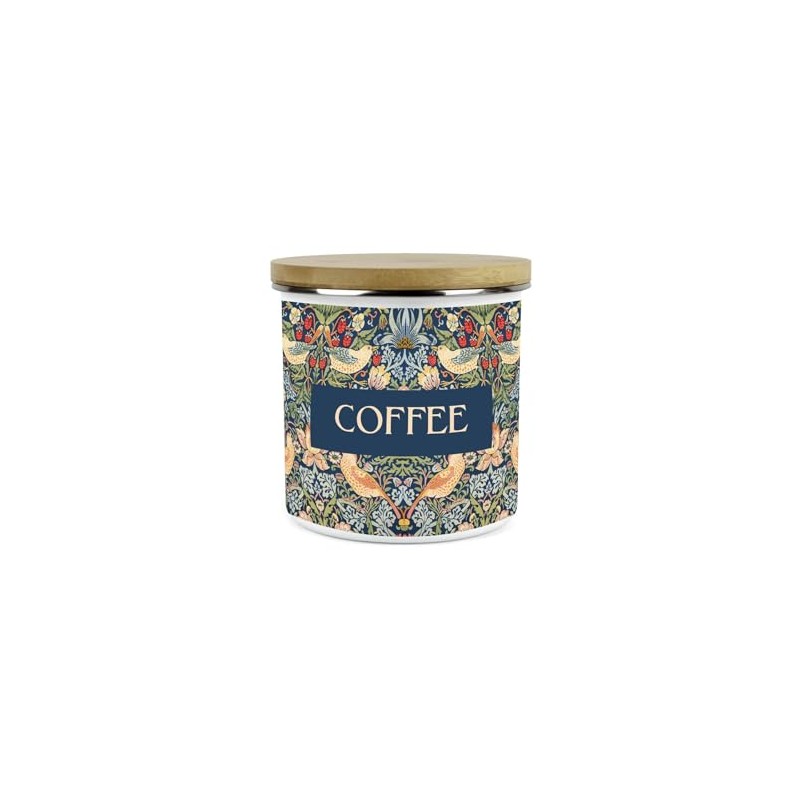 Purely Home Strawberry Thief Coffee Storage Canister - Morris Inspired