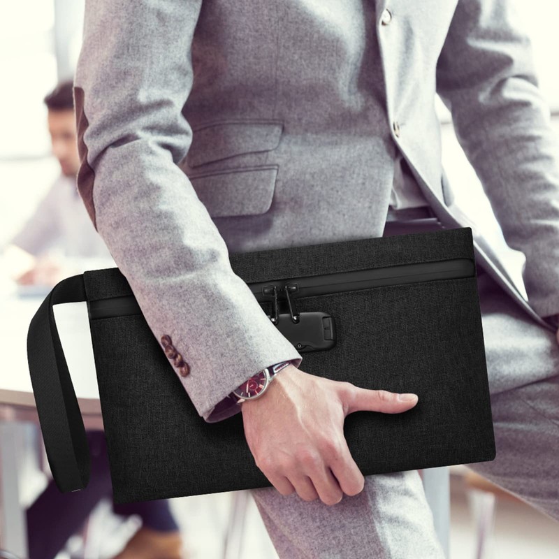 Security Key Box, Lock Pocket, Bag with Lock, Folder, Storage