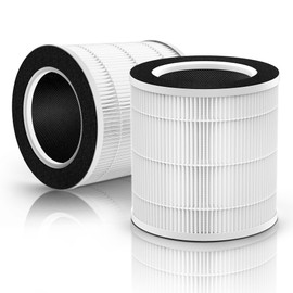 VK-6067B Filter Compatible with Vremi Air Purifier Filter Replacement VRM010685N and Hokeki Air Purifier Filter Replacement for VK-6067B with 3-Stage High Efficient & Activated Carbon Filters, 2-Pack