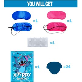 PYAOGG Pin The Nose on The Game, 74×52cm Party Games for Boys Girls with Large Poster 24PCS Stickers for Birthday Decorations Birthday Party Supplies Favors