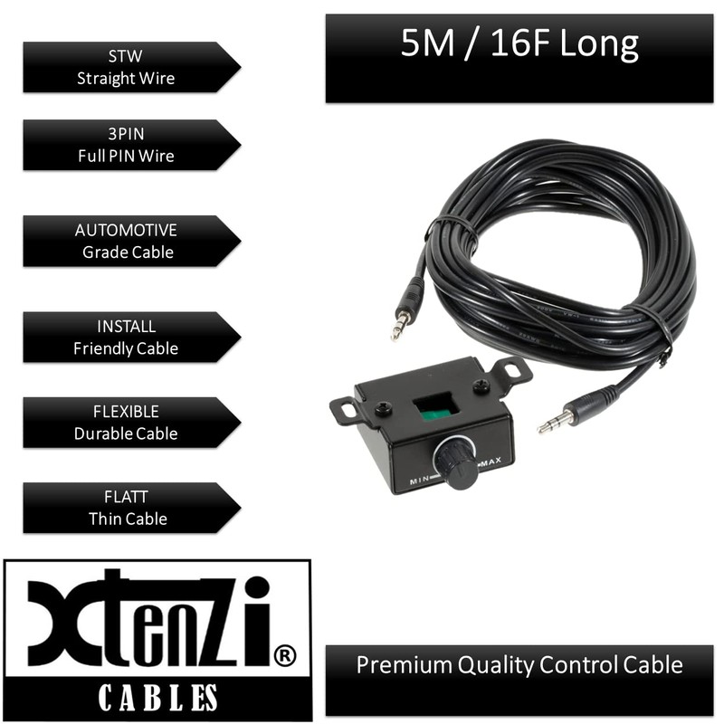 Xtenzi Amplifier Remote Bass Volume Control Knob XTBR22 Compatible with