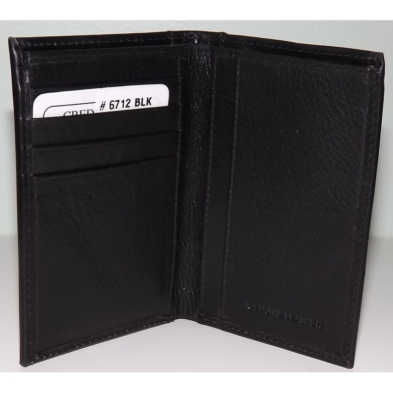 Italia Leather Men's RFID Blocking Front Pocket Wallet with ID