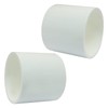 Luomorgo 2" PVC Pipe Fitting Coupling Connector, 2 Pack Socket