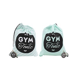 CGB Giftware Gym And Tonic Mint Double Sided Shoe Bag (One Size) (Aqua)