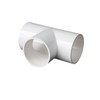TOP-VIGOR 10pcs 25mm Slip Tee PVC Pipe Fitting, T-Shaped Coupling