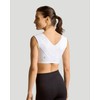 Tommie Copper Shoulder Support Compression Bra with Front Zipper Closure