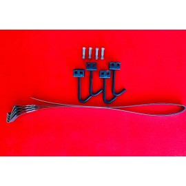 Home Pride/Minuteman Mobile Home Parts Set of 4 Wet Concrete  J Anchors, Tie  Down Straps & Bolts