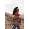 Myra Bag Western Leather Shoulder Bag for Women, Upcycled Canvas